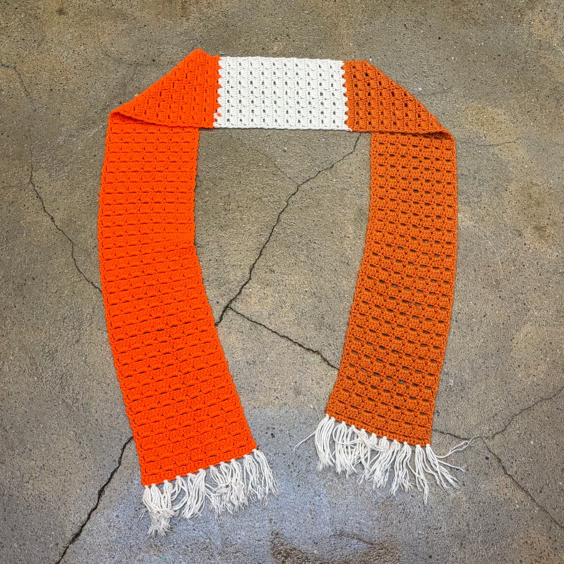 미국 빈티지 니트 핸드메이드 손뜨게 머플러 목도리 상품이미지1