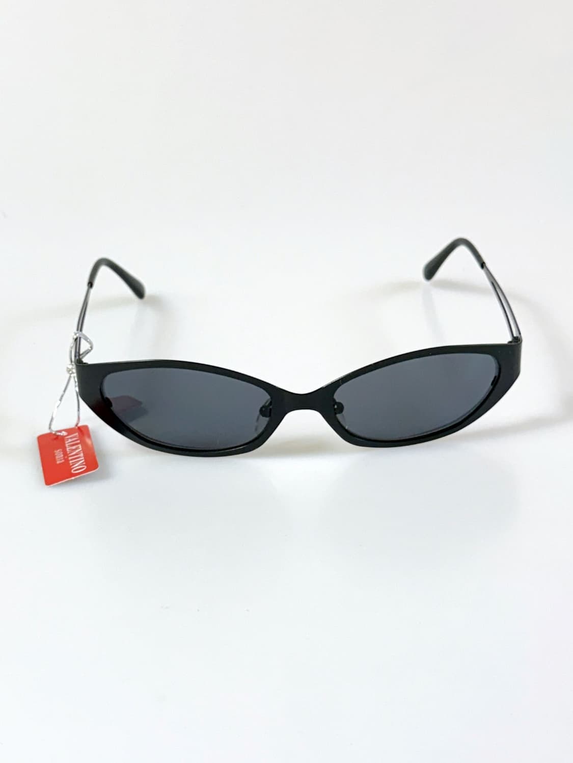 VALENTINO SONIA JAPAN 블랙 메탈릭 빈티지 선글라스 상품이미지2