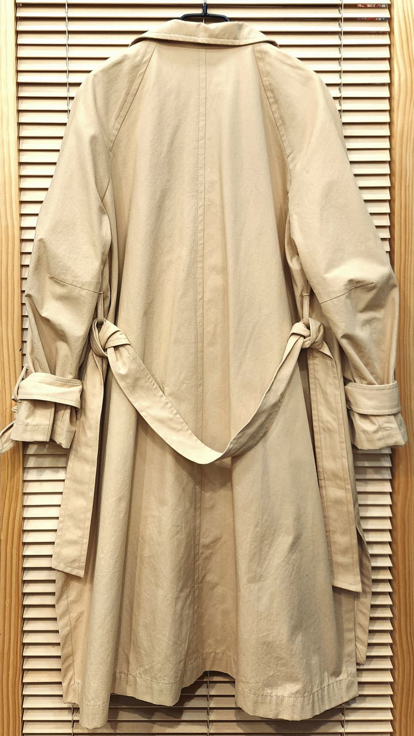 (새상품)ab.f.z 루즈핏 더블 트렌치코트M 상품이미지3