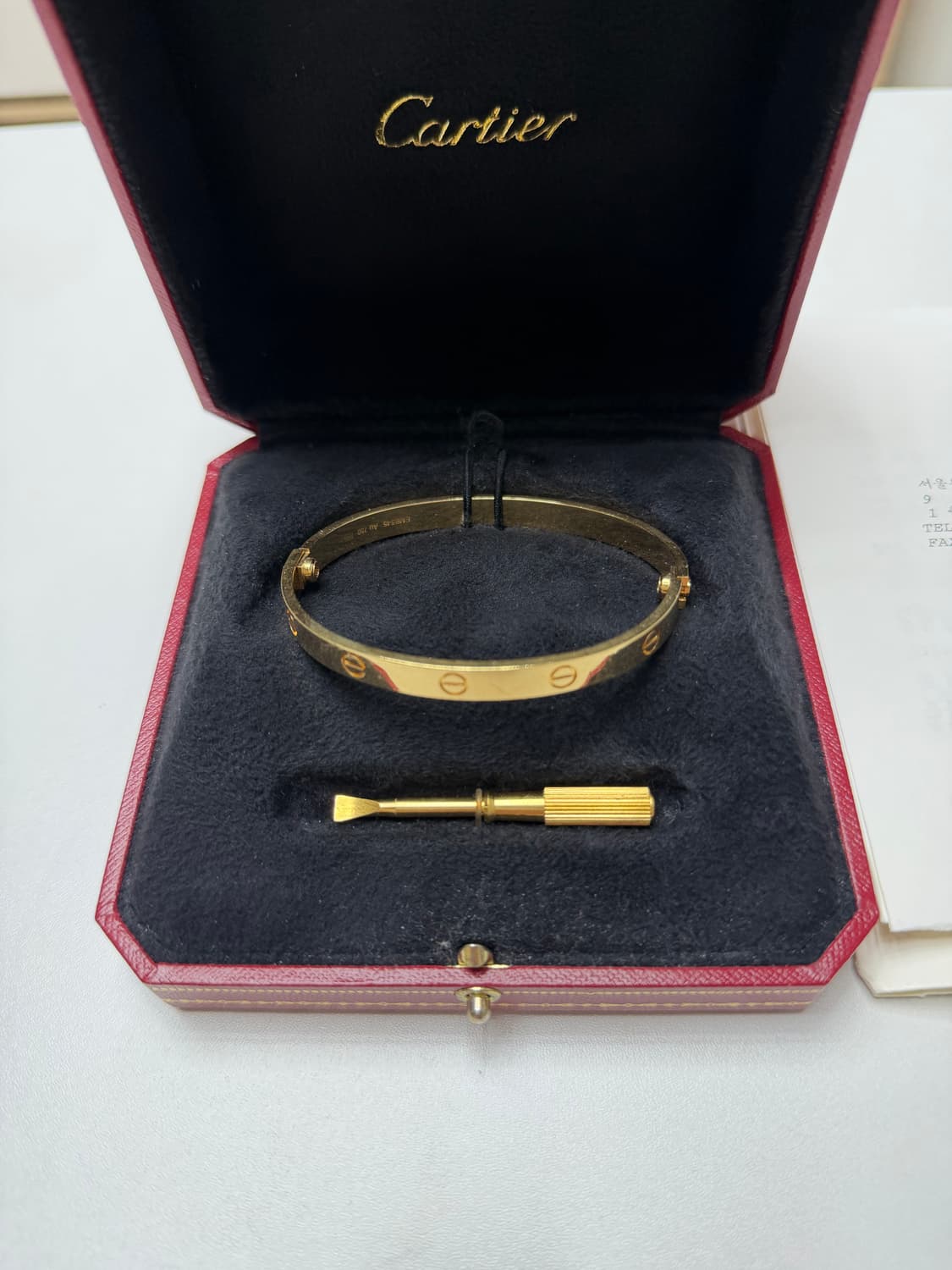 까르띠에 클래식 러브 팔찌 19호 상품이미지2