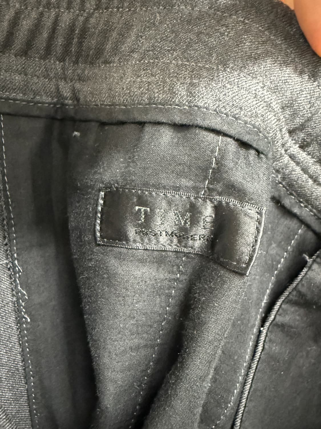 타임옴므 그레이 밴딩 슬랙스 상품이미지3