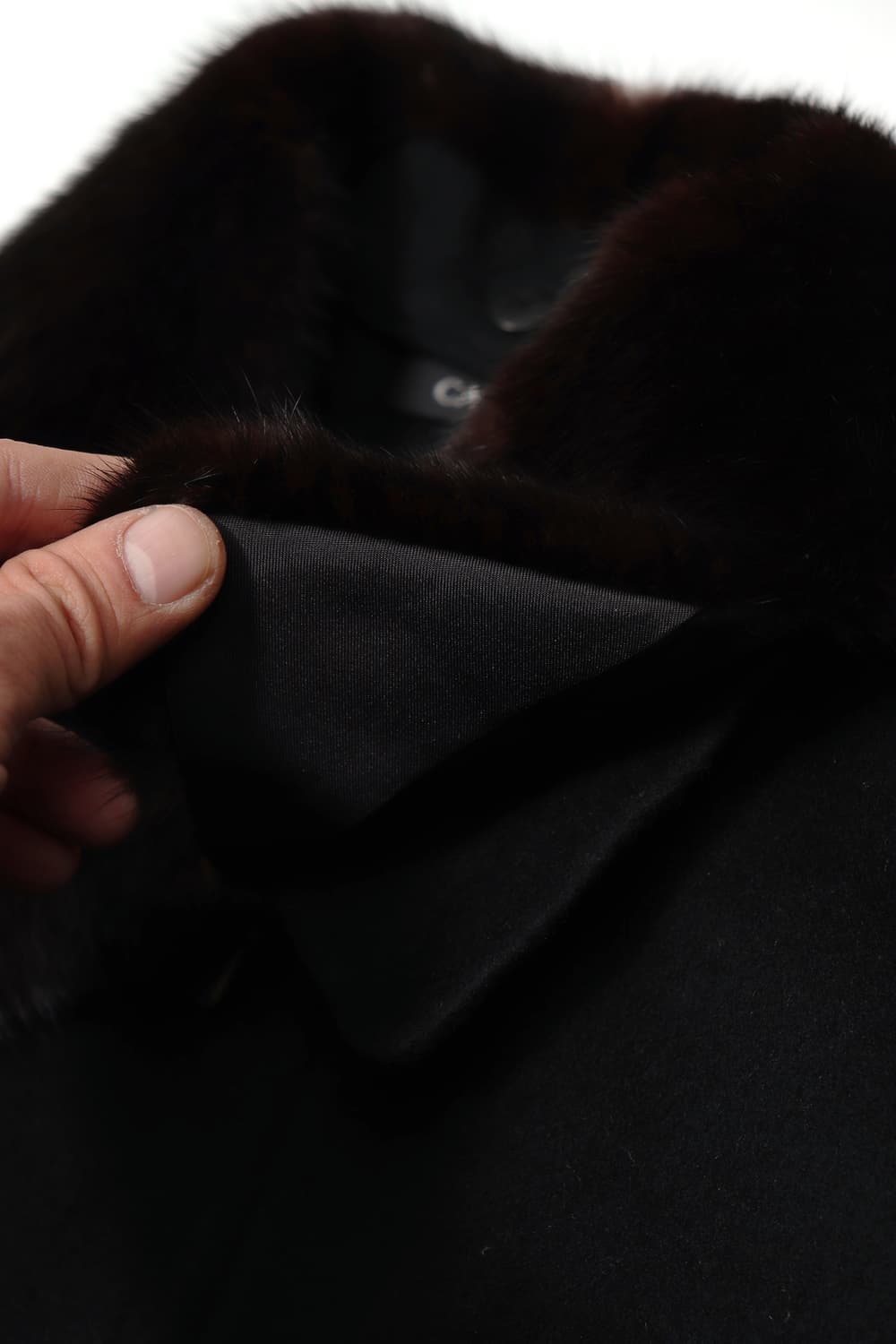 CARDINAL 밍크퍼 칼라 트윌 재킷 size 105 상품이미지10