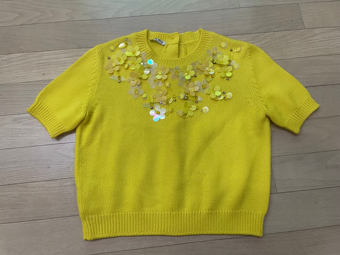 [새상품.정가250이상] miumiu 화사한 꽃이되는 니트 미우미우 상품이미지5