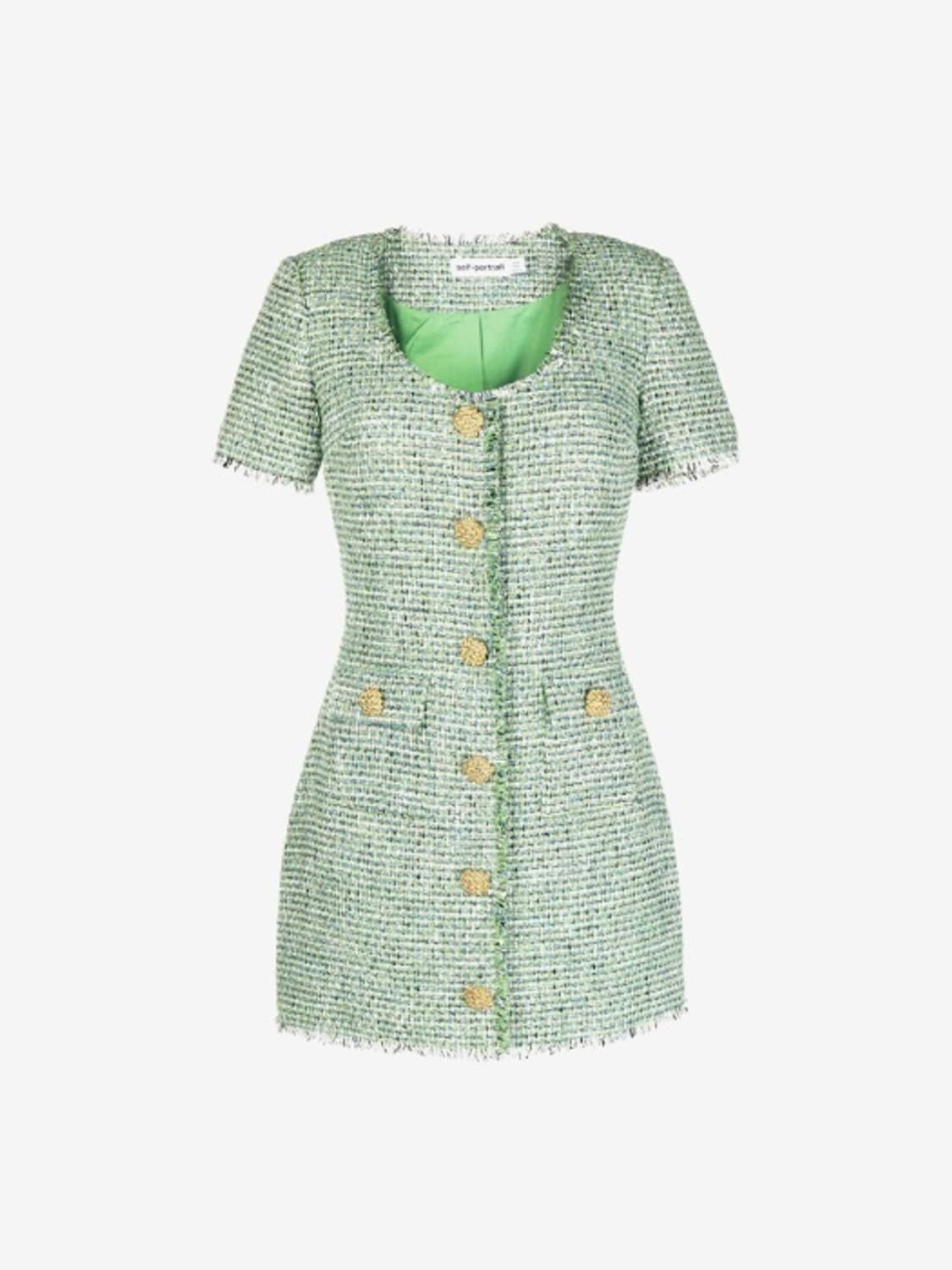 셀프포트레이트 트위드 미니원피스 상품이미지1