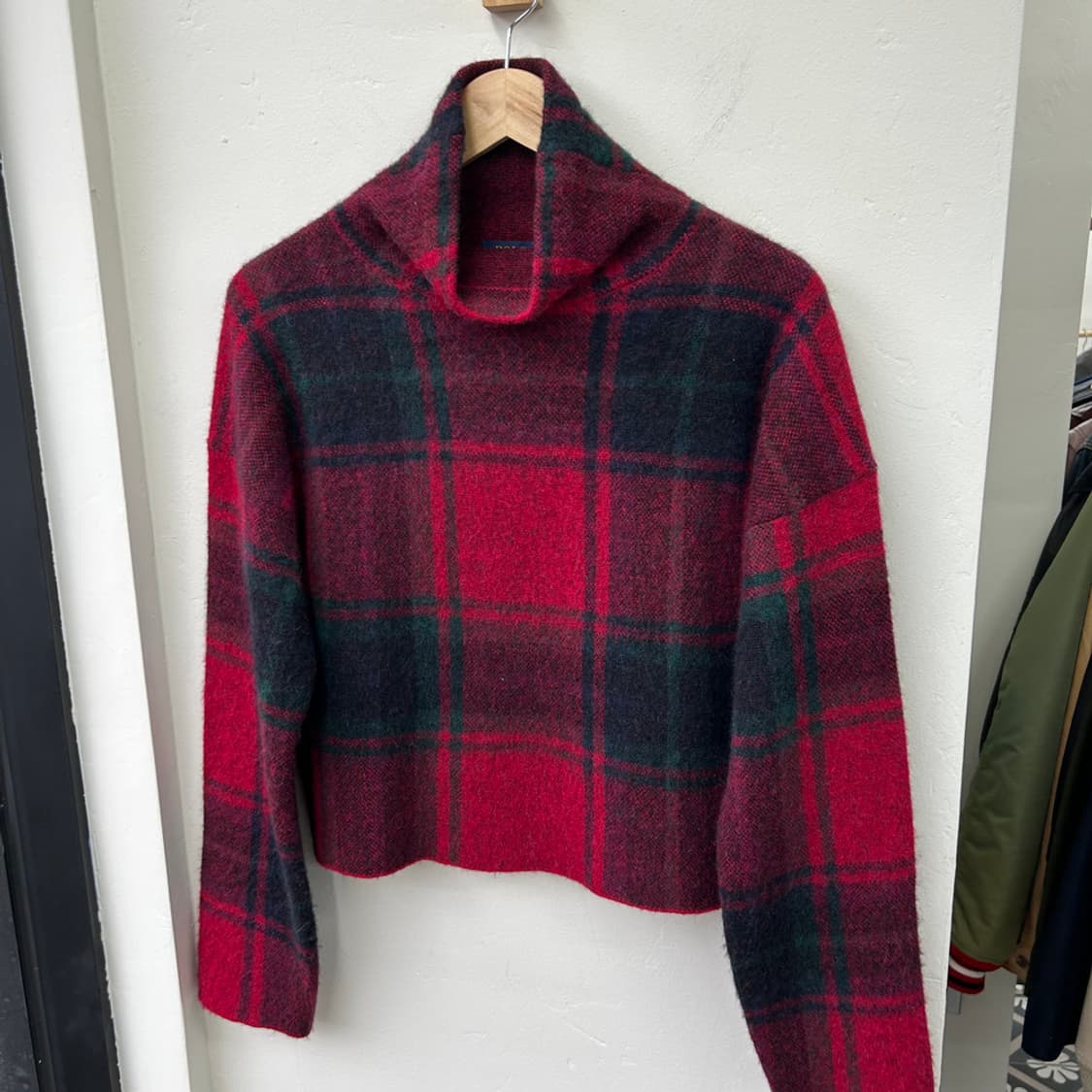 16185 - 폴로 랄프로렌 체크 하이넥 니트 상품이미지2