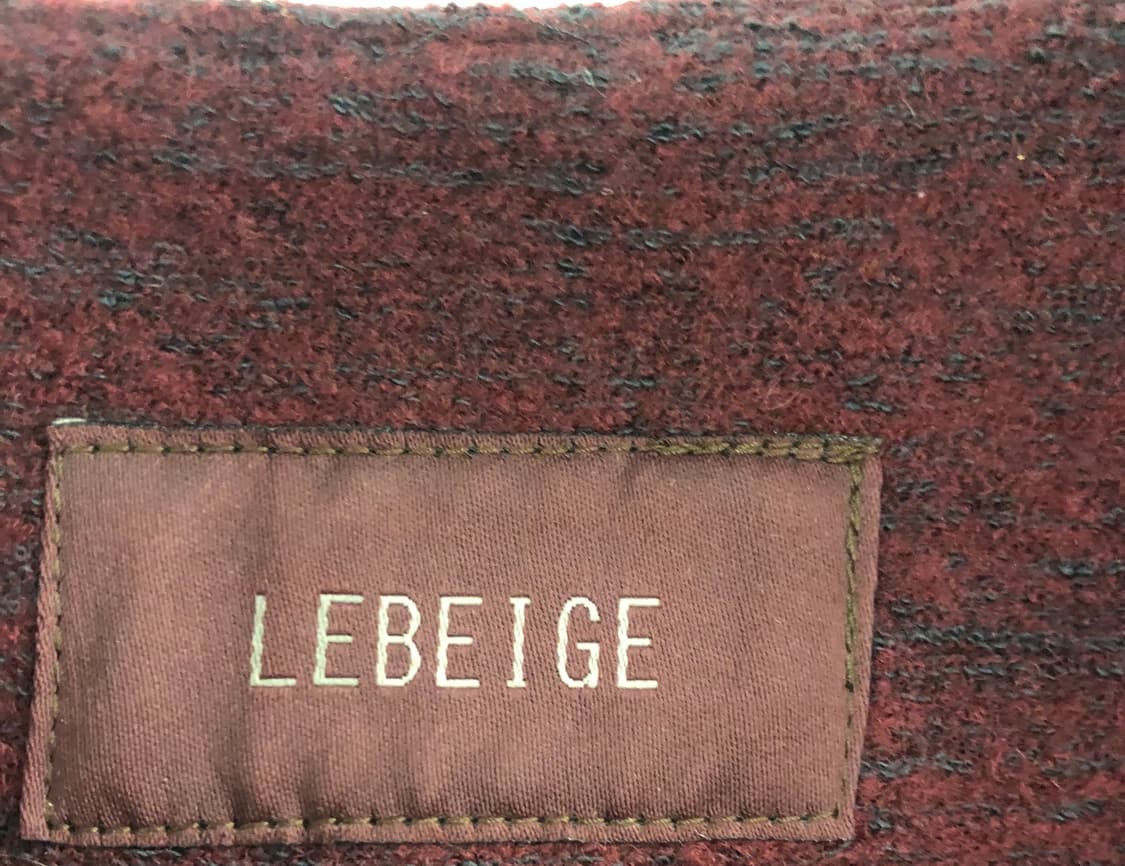 LEBEIGE 버건디 모직 코트 55 상품이미지3