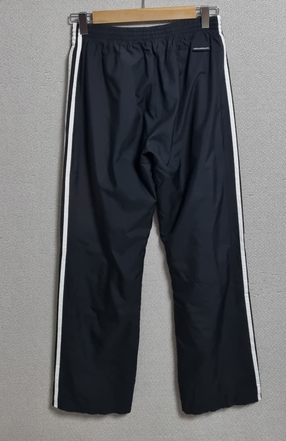 S ) 아디다스 블랙 기모 우븐팬츠 상품이미지2