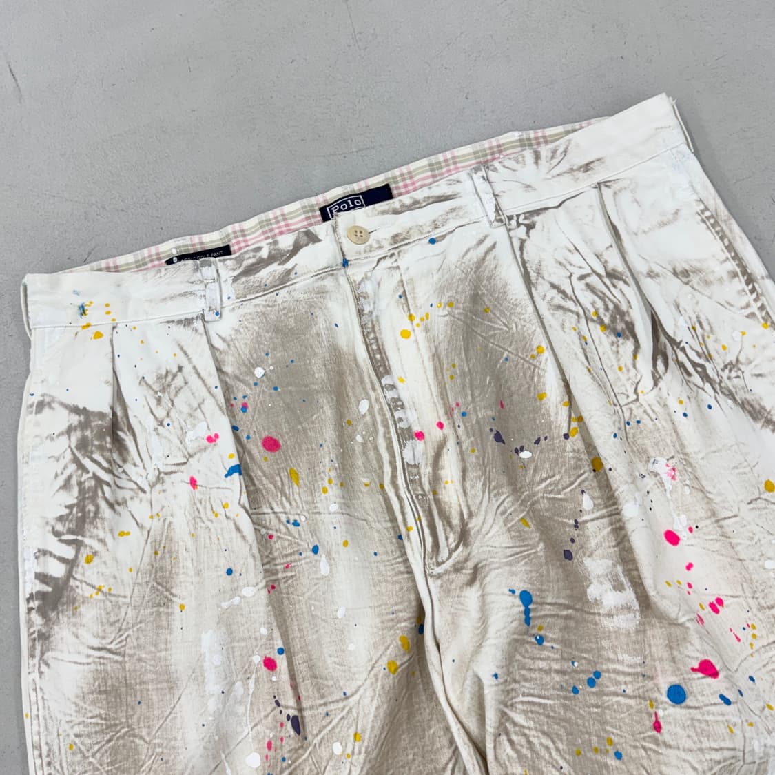 폴로 90s USA 페인터 더티워싱 와이드 치노팬츠 상품이미지4