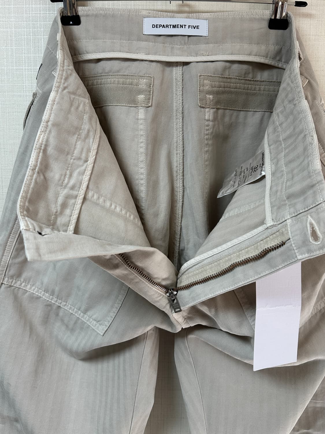 DEPARTMENT 5 / 슬림핏린넨퍼티그팬츠 / 32 / 새상품 상품이미지6
