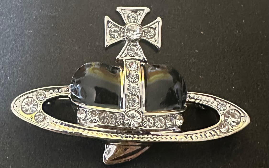 비비안웨스트우드 ORB 브로치 실버 상품이미지1