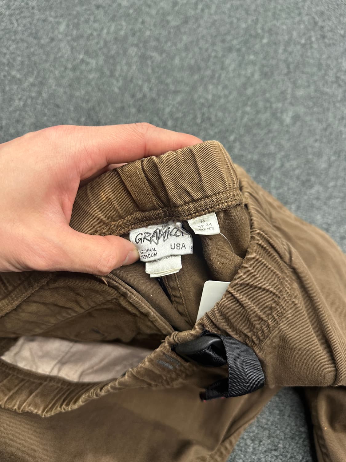 M) 그라미치 브라운 코튼팬츠 상품이미지5