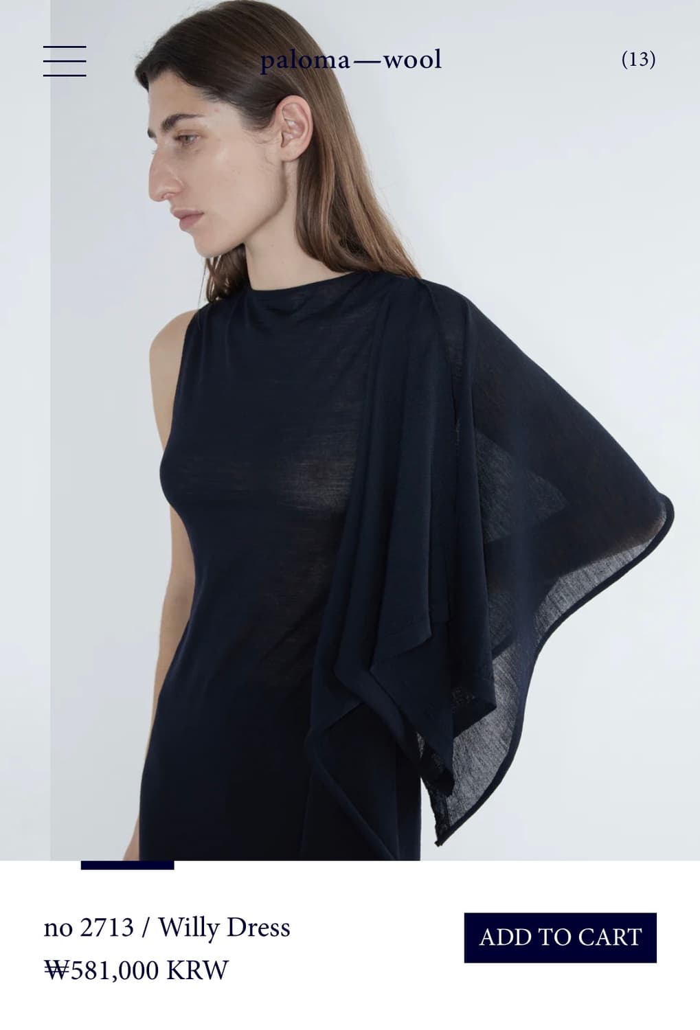 [S,M]팔로마울 Willy 러플 드레스/블랙 상품이미지10