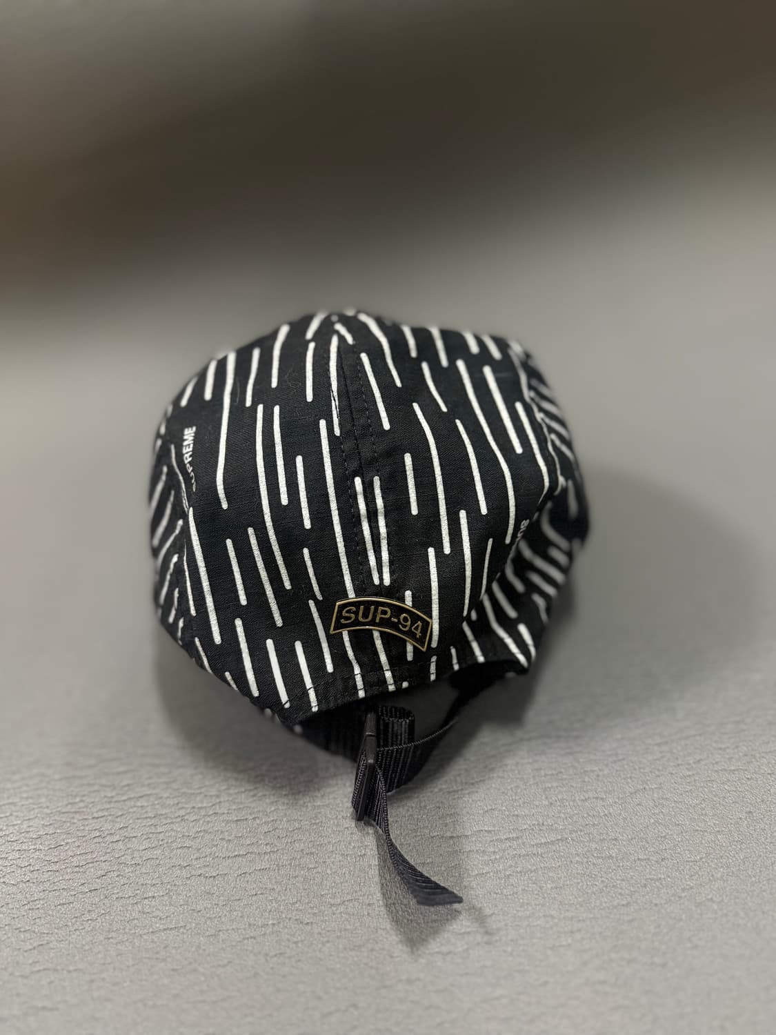 슈프림 Supreme Military Camp Cap Black Rain 상품이미지2
