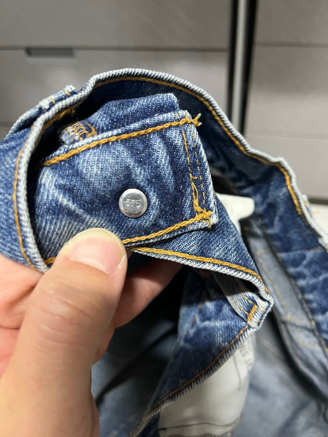 빈티지 리바이스 505 made in usa 데님 팬츠 판매합니다. 상품이미지6