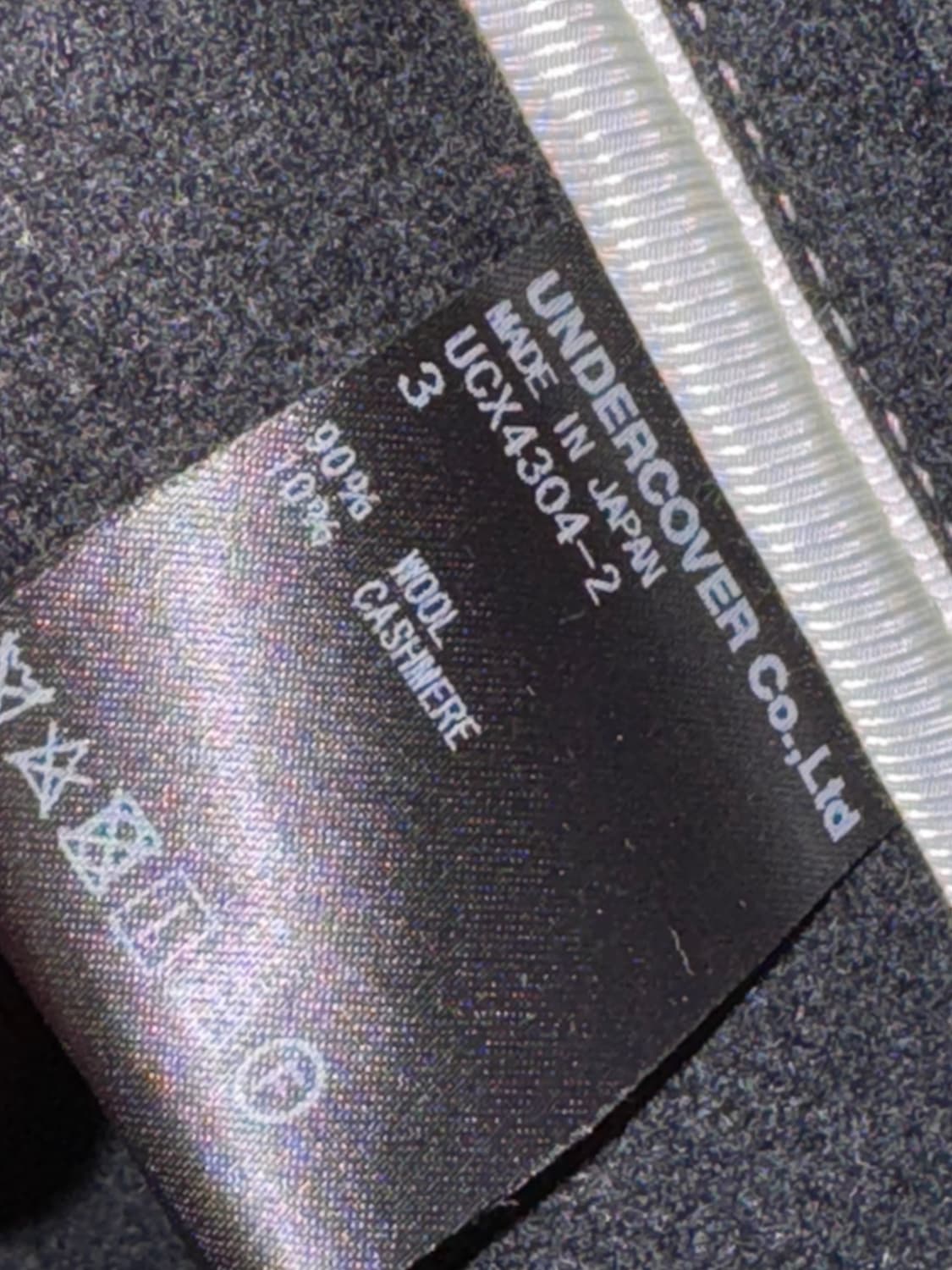 언더커버 더플 코트 블랙 상품이미지5