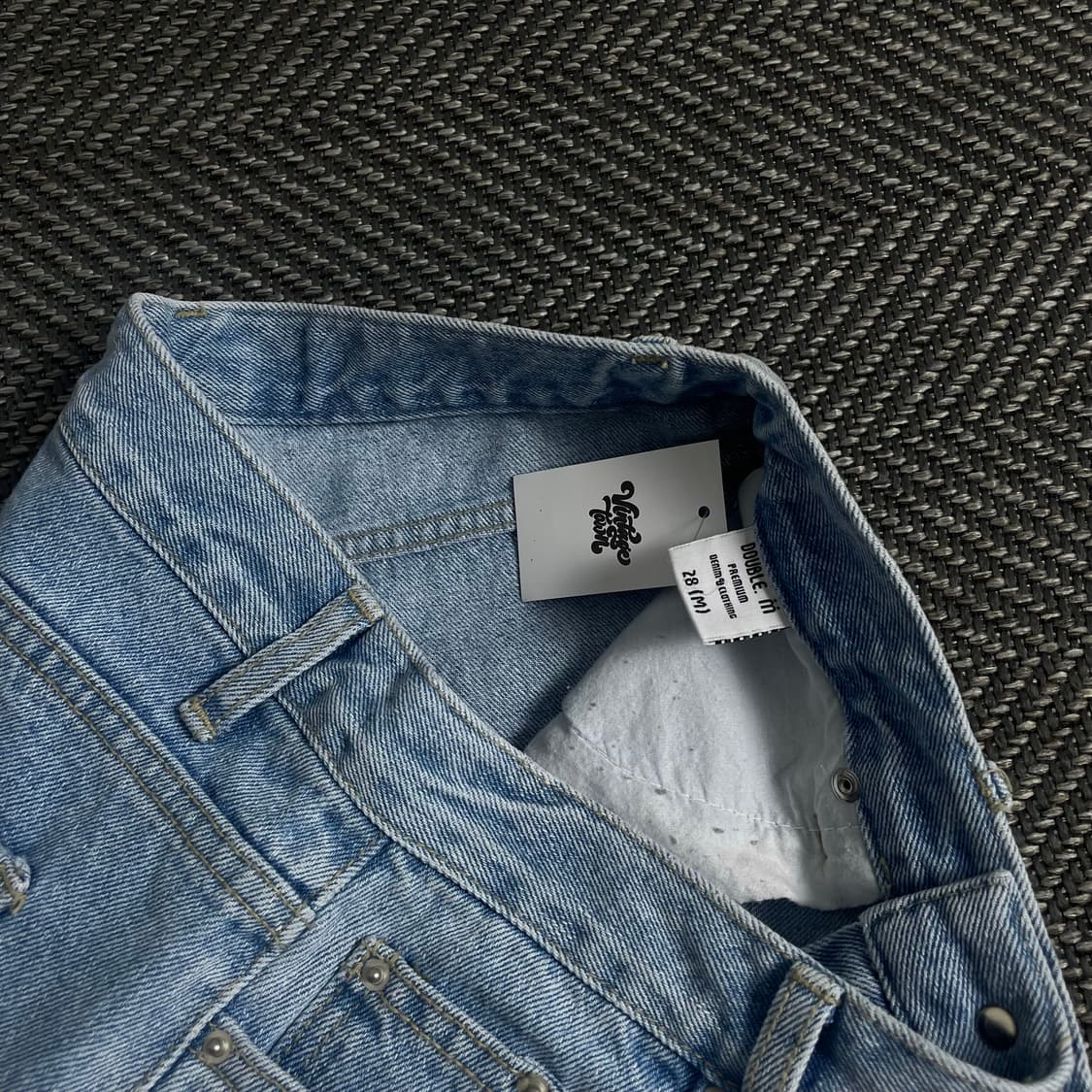 빈티지 우먼스 커팅 데님 숏 팬츠o 3509 상품이미지4