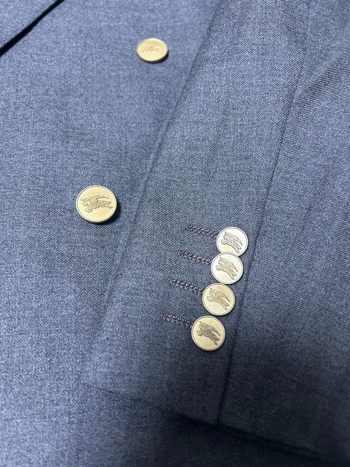 버버리 더블 타스마니아 울 사이즈 105 상품이미지3