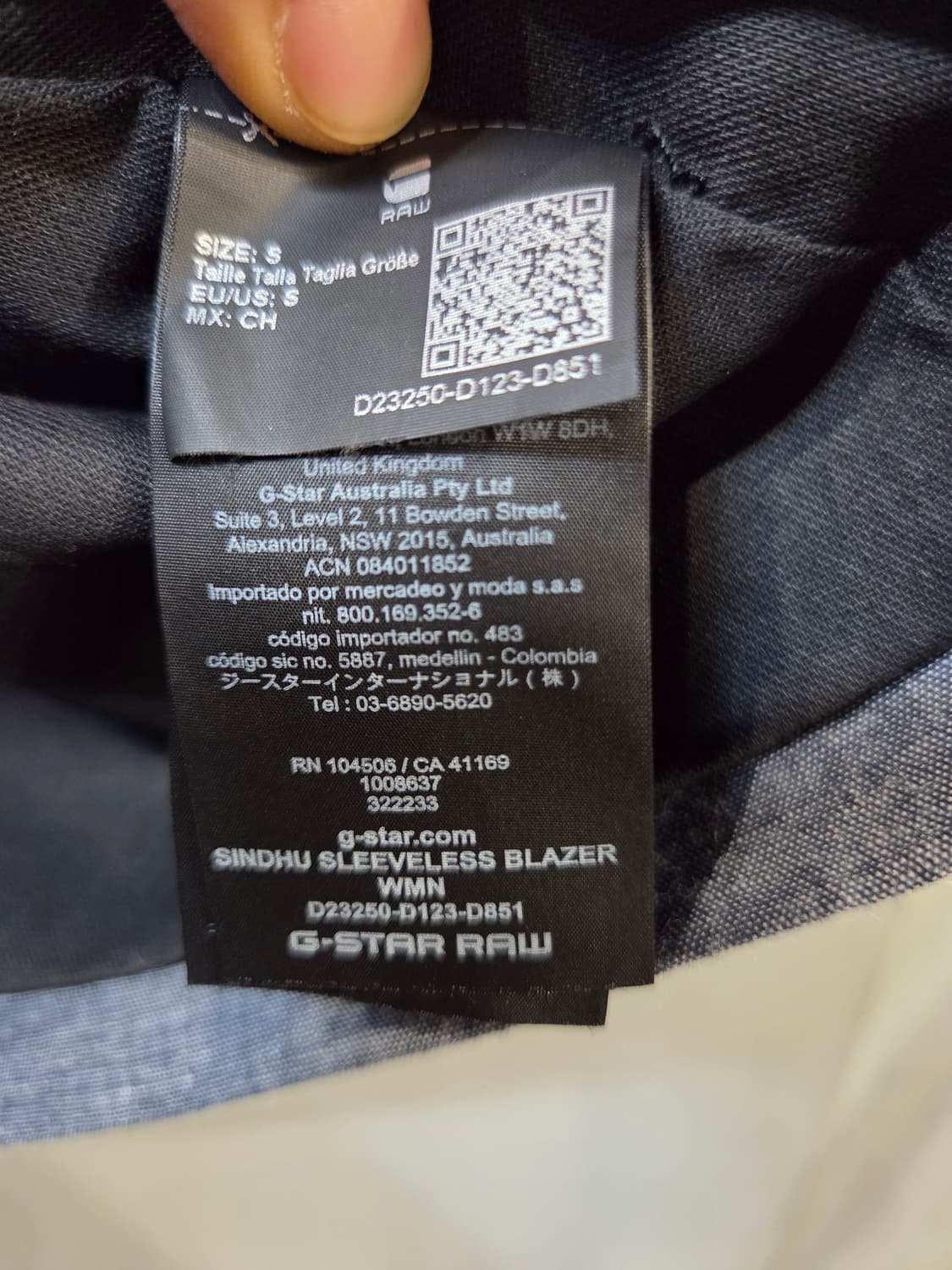 G-Star RAW 그레이 롱 베스트 자켓 상품이미지4