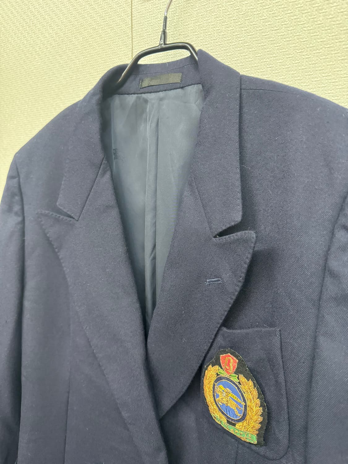 버버리 크레스트 빅 와펜 블레이저 모 자켓 M(남여공용) 상품이미지3