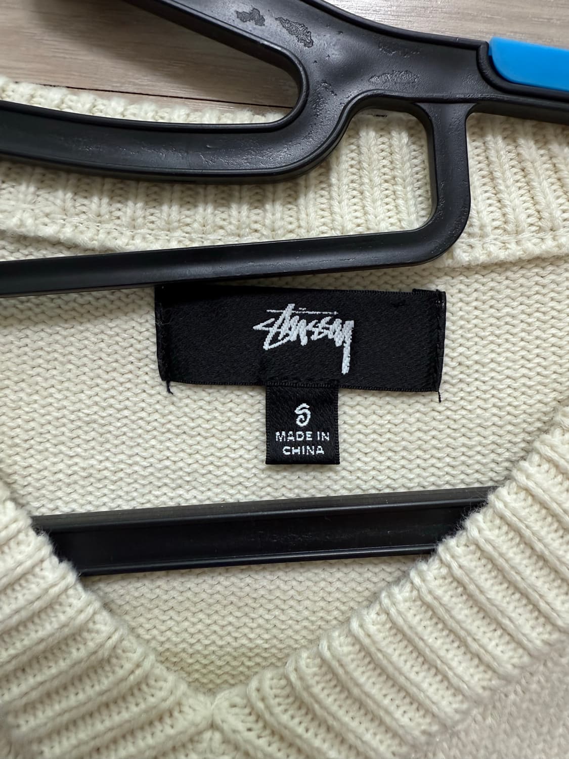 스투시 스웨터 베스트 내츄럴 상품이미지2