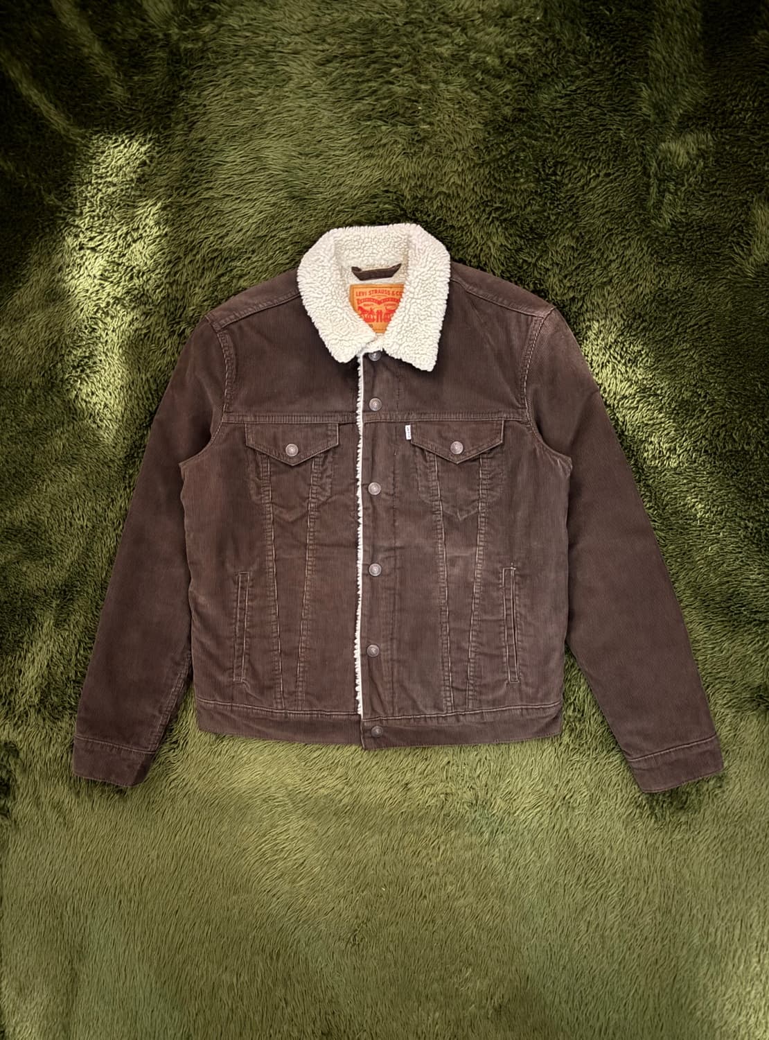[M] 리바이스 타입3 코듀로이 쉐르파 자켓 브라운 상품이미지1