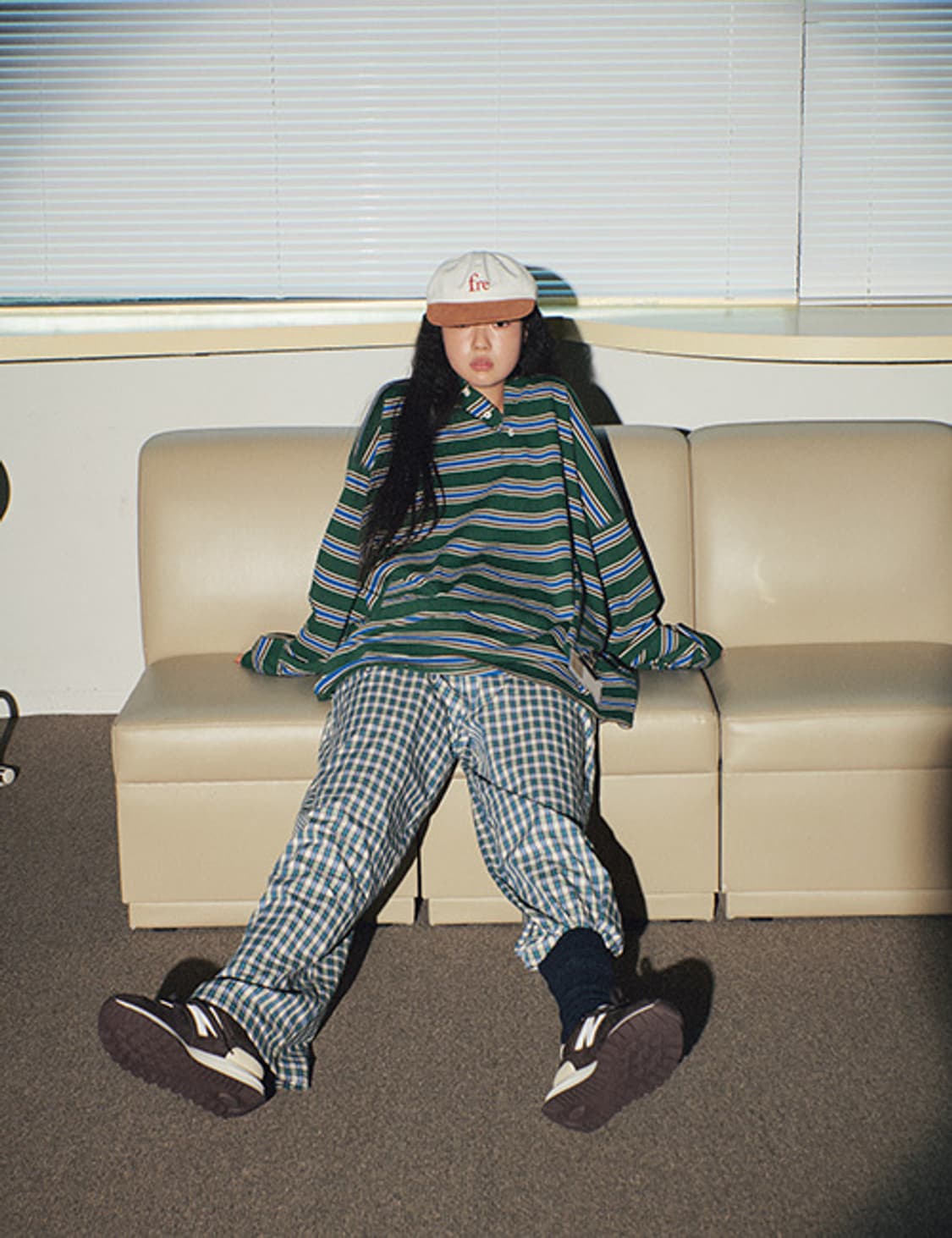 유일매물) 프레클 깅엄 파자마 팬츠 상품이미지1