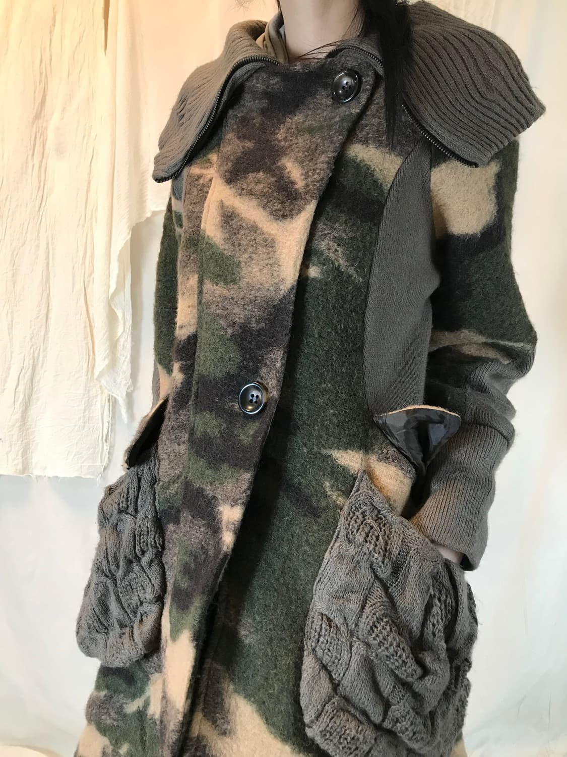Camo Pocket Detail Longcoat 상품이미지2