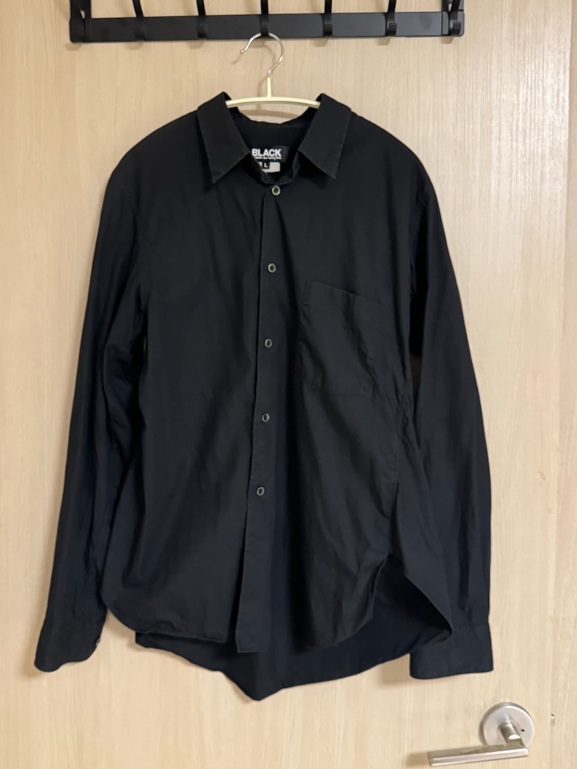 comme des garcons black 비대칭 셔츠 상품이미지1