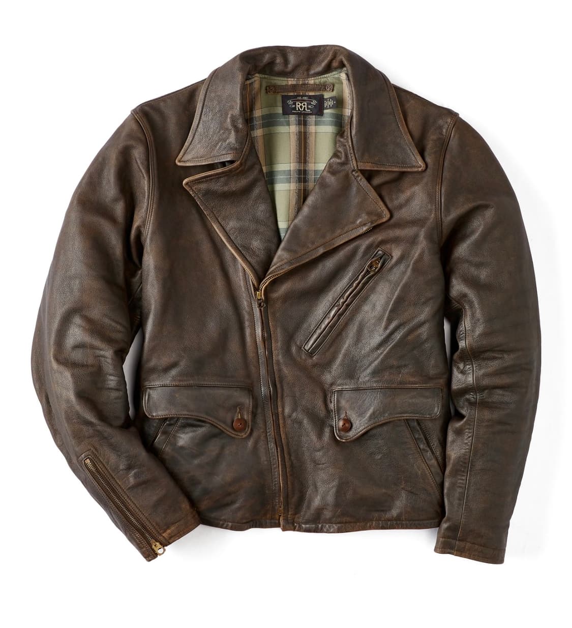 RRL 더블알엘 24ss 더블라이더 딘 모토 레더 가죽 자켓 M 상품이미지6