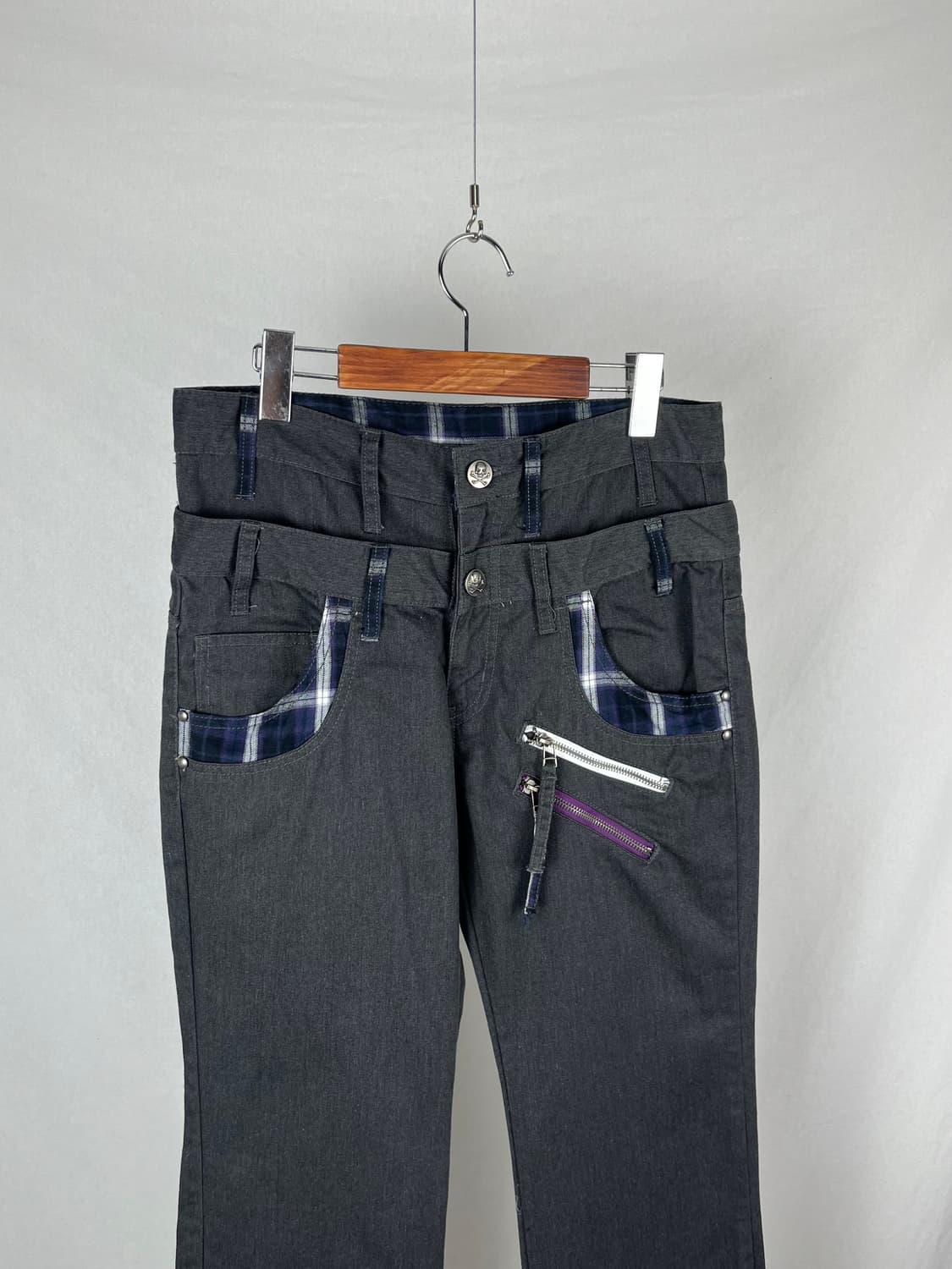 Vintage 더블웨이스트 코튼 팬츠 상품이미지3