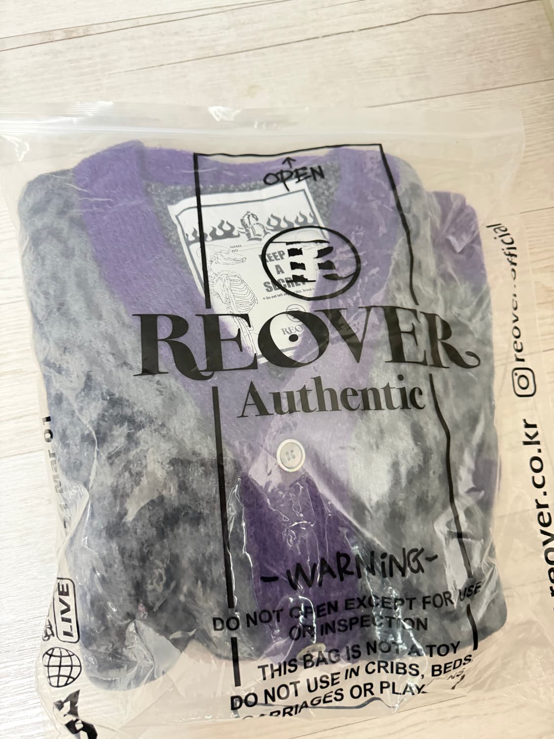 블랙아웃 리오버 가디건 상품이미지1