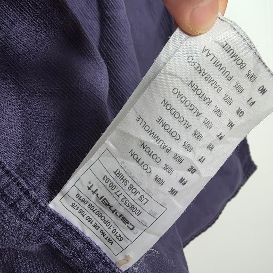 칼하트 네이비 코듀로이 워크 셔츠 XL 상품이미지8