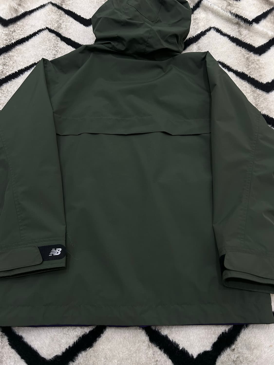 [S]뉴발란스 유틸리티 카고 후드바람막이/카키 상품이미지6