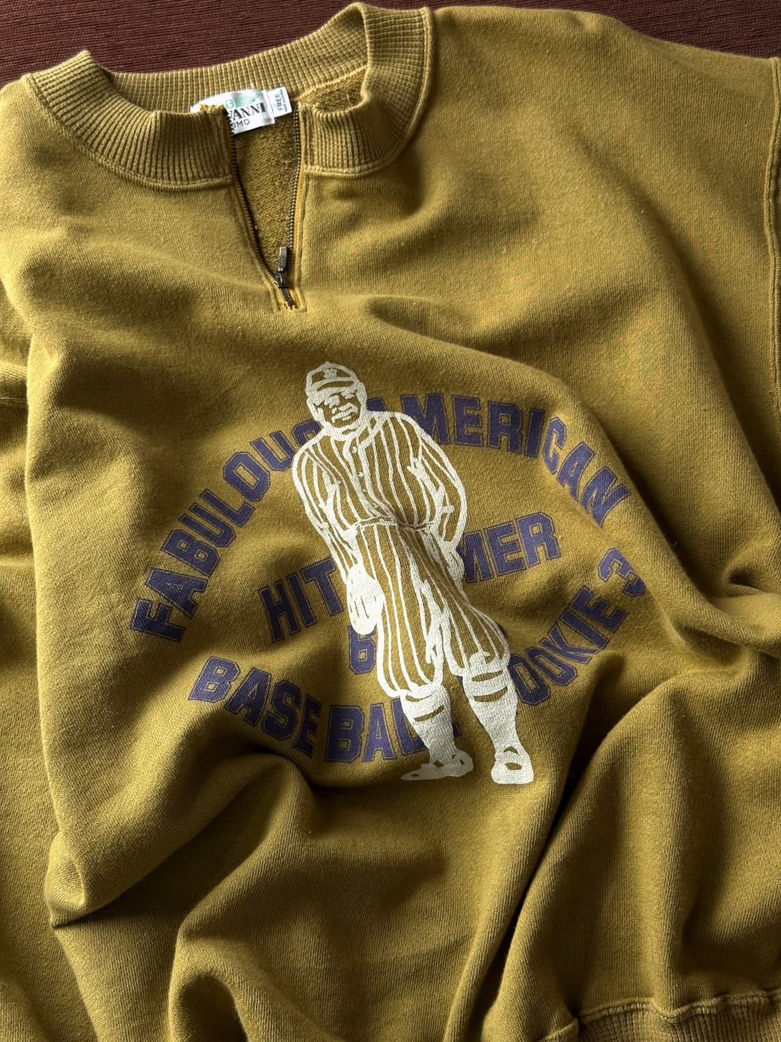 Design printing zip neck sweatshirt 상품이미지4