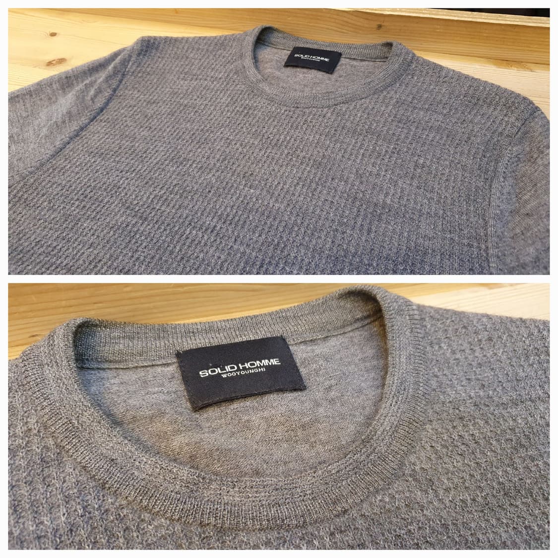 90.솔리드옴므 캐시미어 니트 상품이미지3