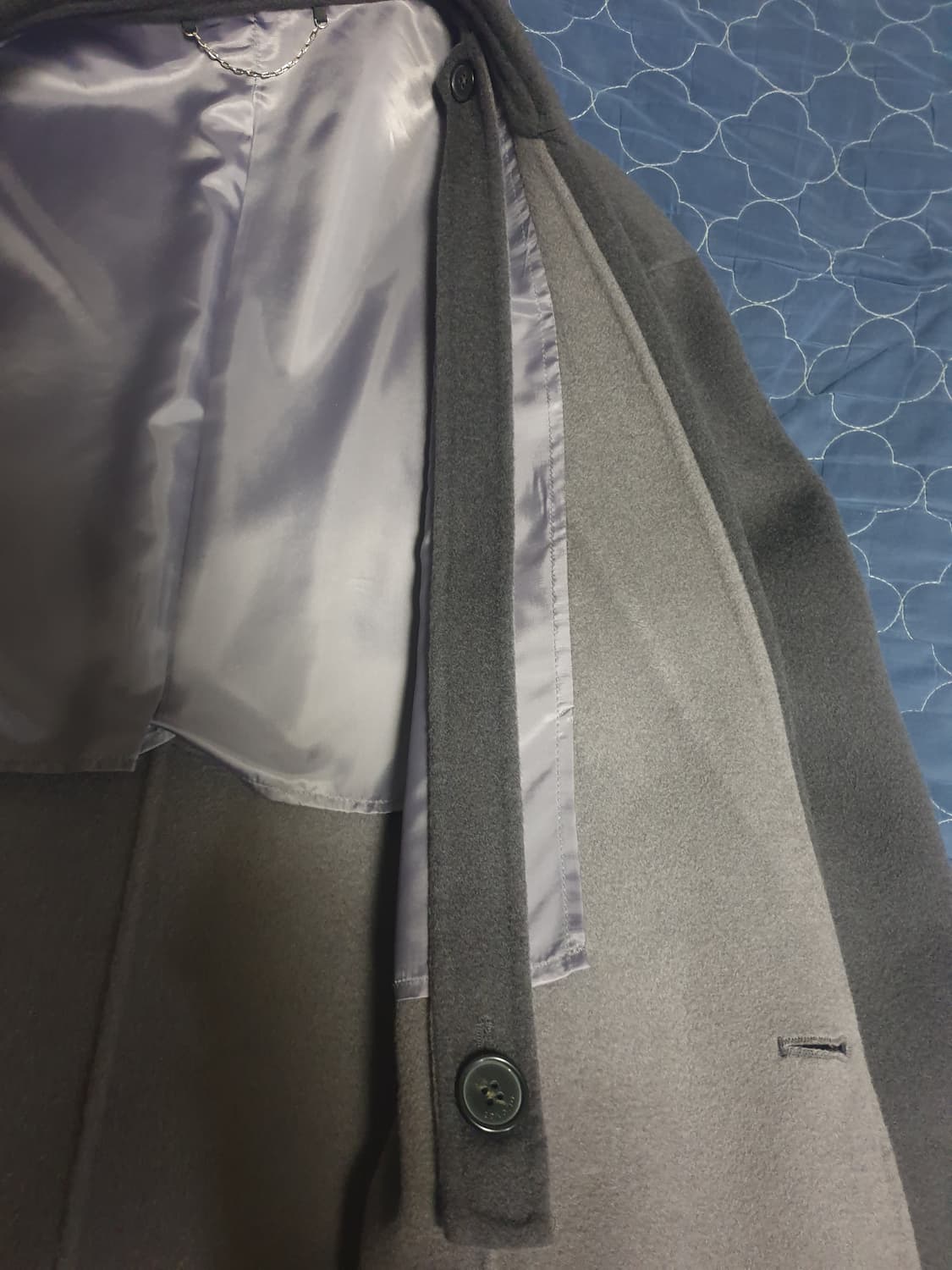 (30주년) 송지오옴므 차승원 SC30 캐시미어 코쿤 싱글 노치드 롱코트 상품이미지5