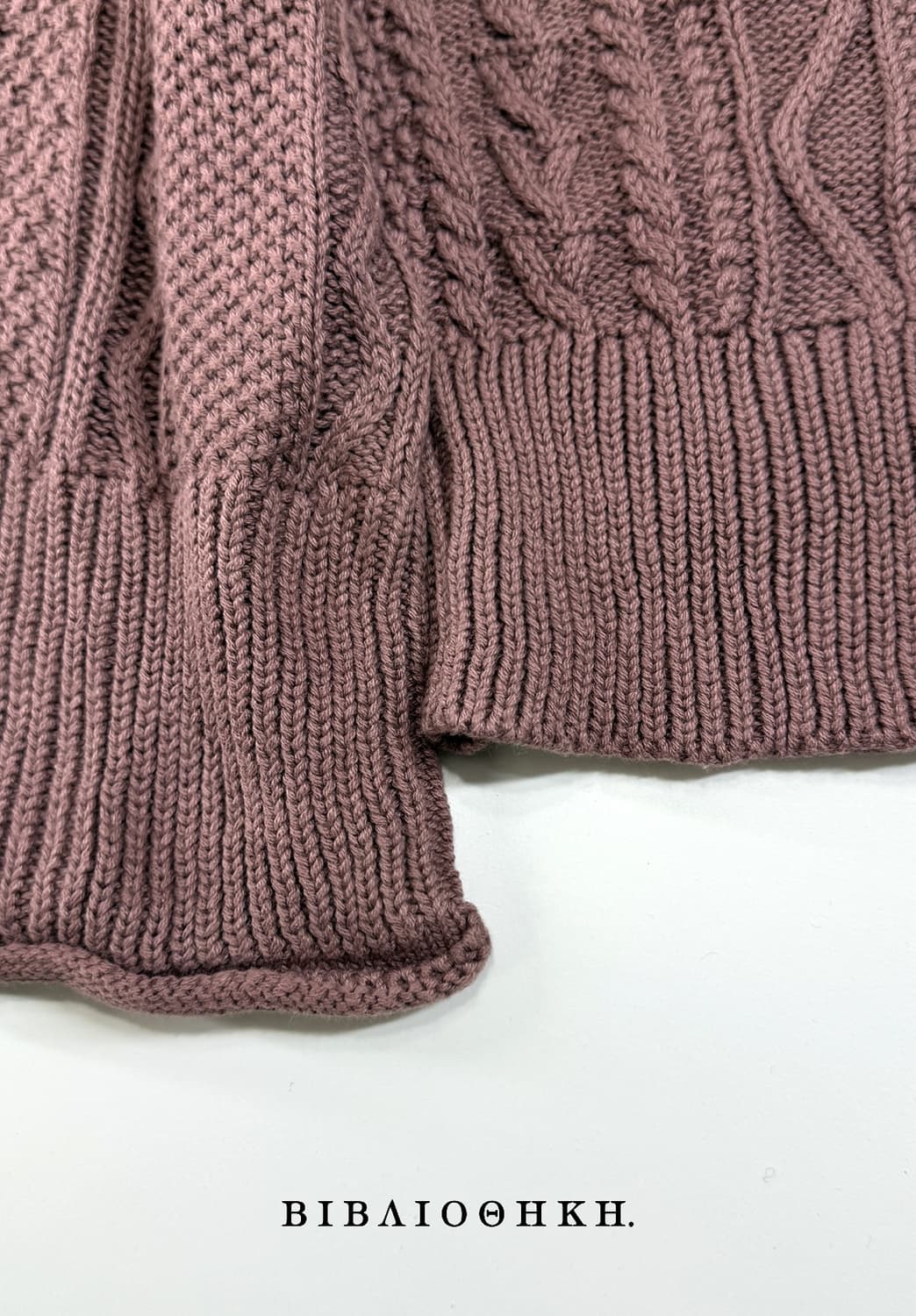 케이블 여성 루즈 니트 상품이미지3