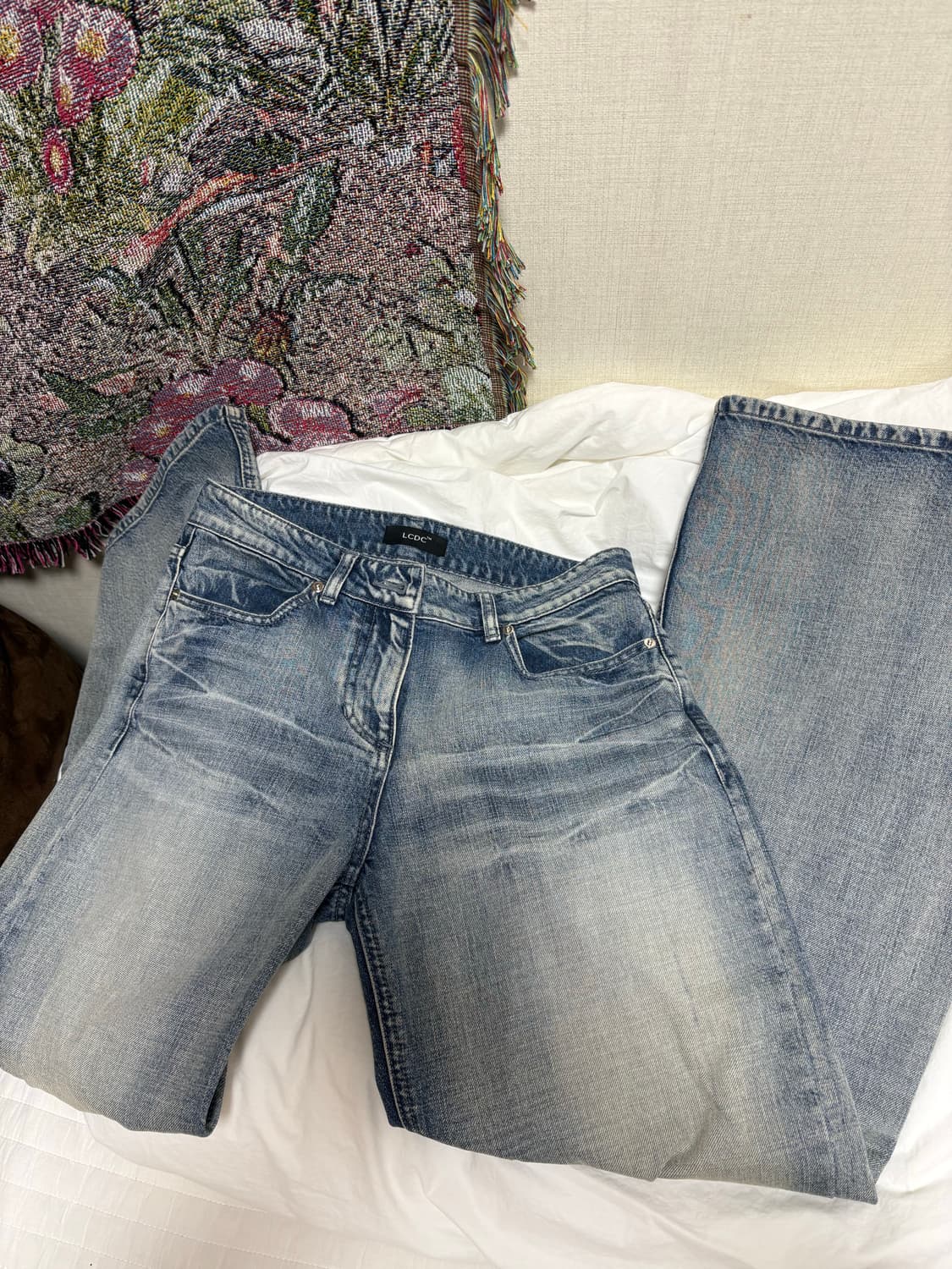 lcdc WIDE-LEG WASHED DENIM (BLUE) ss 상품이미지10