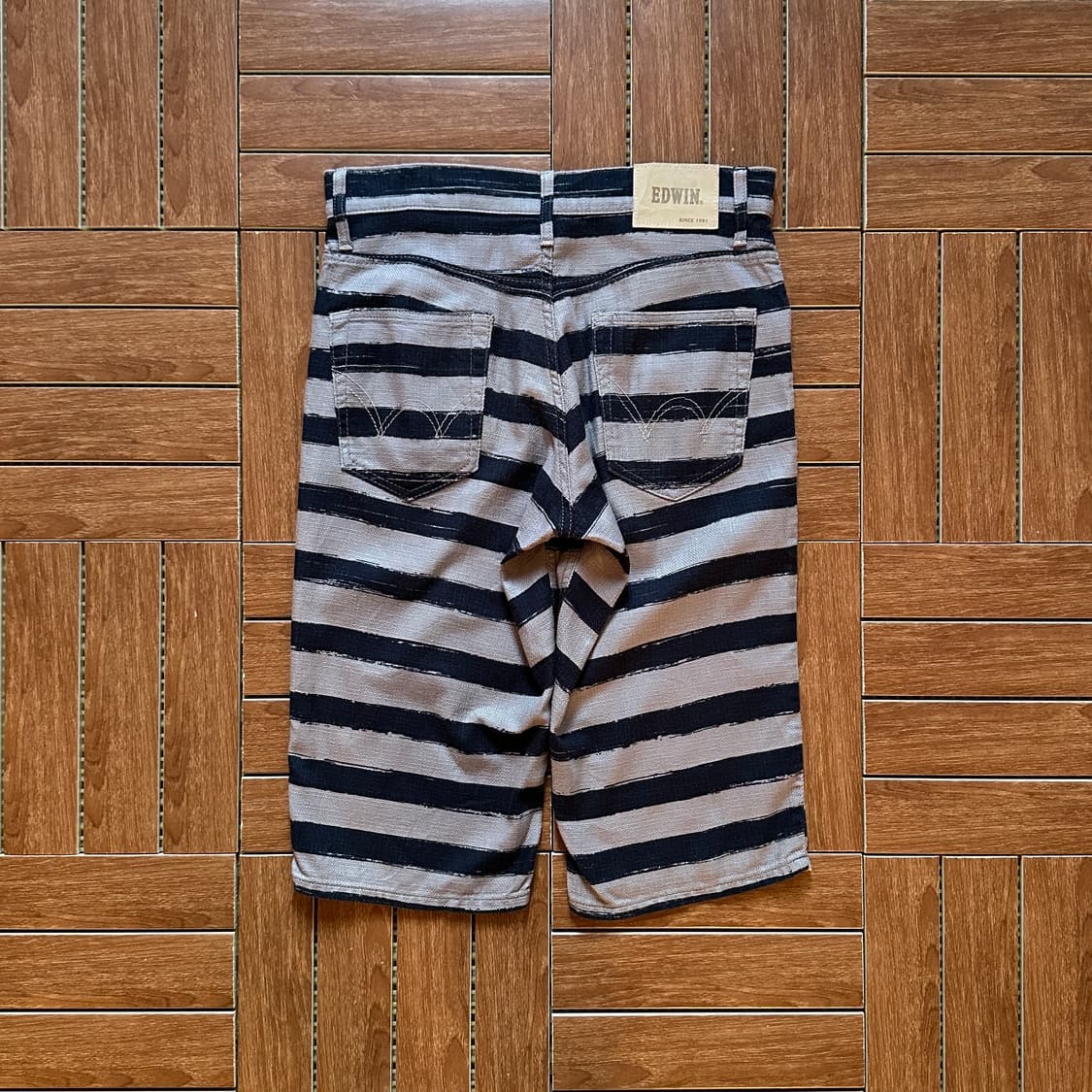 Edwin stripe cotton shorts 상품이미지4