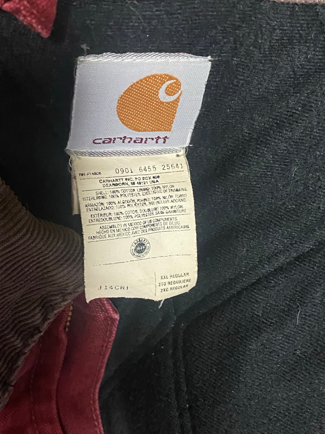 [2XL]칼하트 산타페 CRI 크림슨레드 상품이미지9