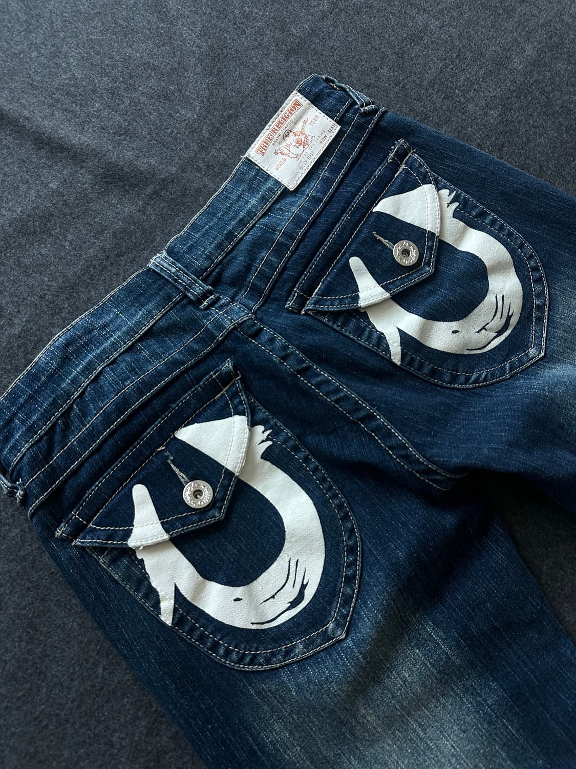 트루릴리전 BILLY BIG T ROW SEAT 데님팬츠 y2k 펑크  상품이미지5