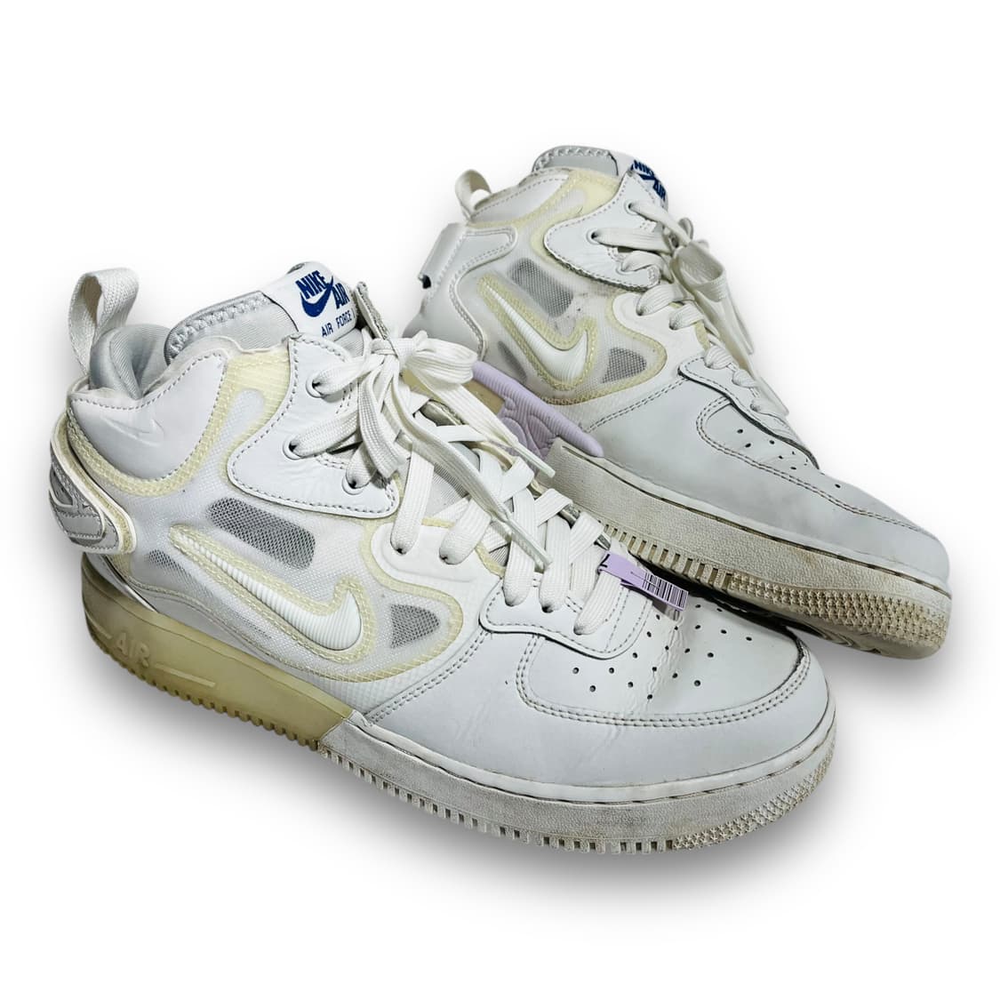 나이키 에어포스 1 미드 리액트 화이트 스니커즈 상품이미지5