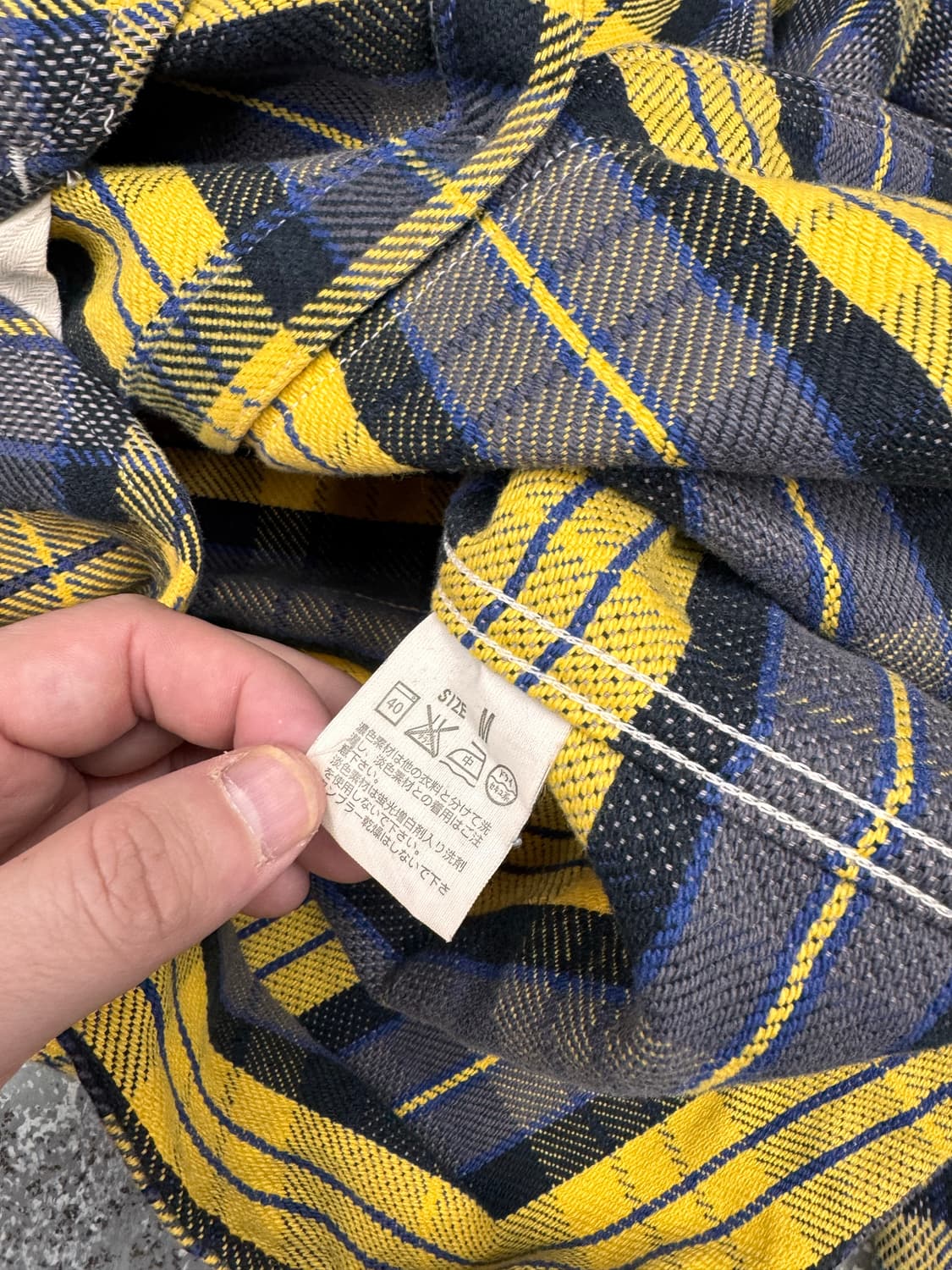 아메카지 리바이스 타탄체크 직물셔츠  상품이미지5