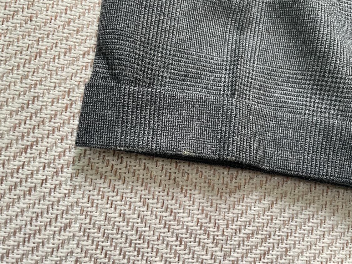 제이프레스 어센틱 글렌체크 그레이 슬렉스 상품이미지2