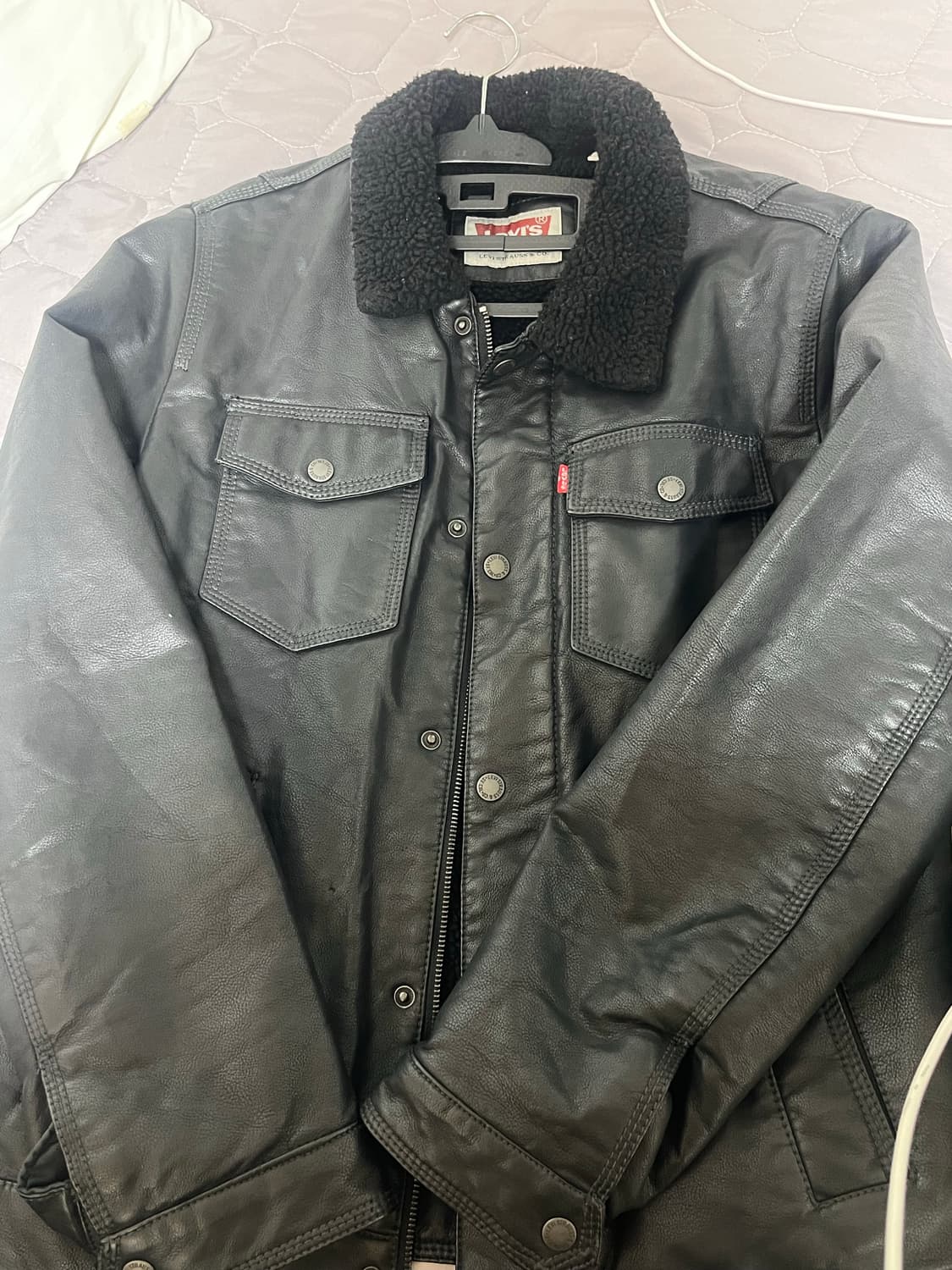 야마있는 리바이스 레더 무스탕 상품이미지1