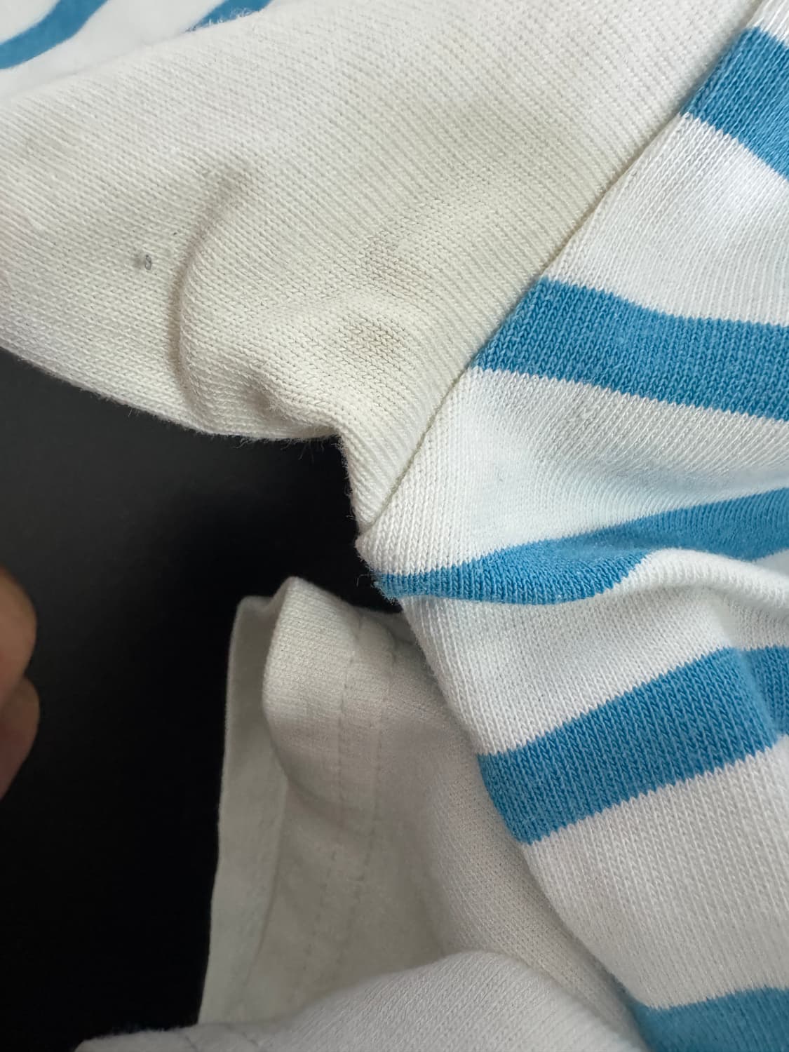 정품 여성 세인트제임스 귀여운 스트라이프 긴팔티 S ~ M 상품이미지6