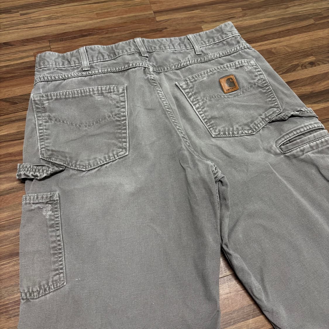 칼하트 싱글니 카펜터 디스 워크팬츠 chr 차콜 챠콜 34 상품이미지4