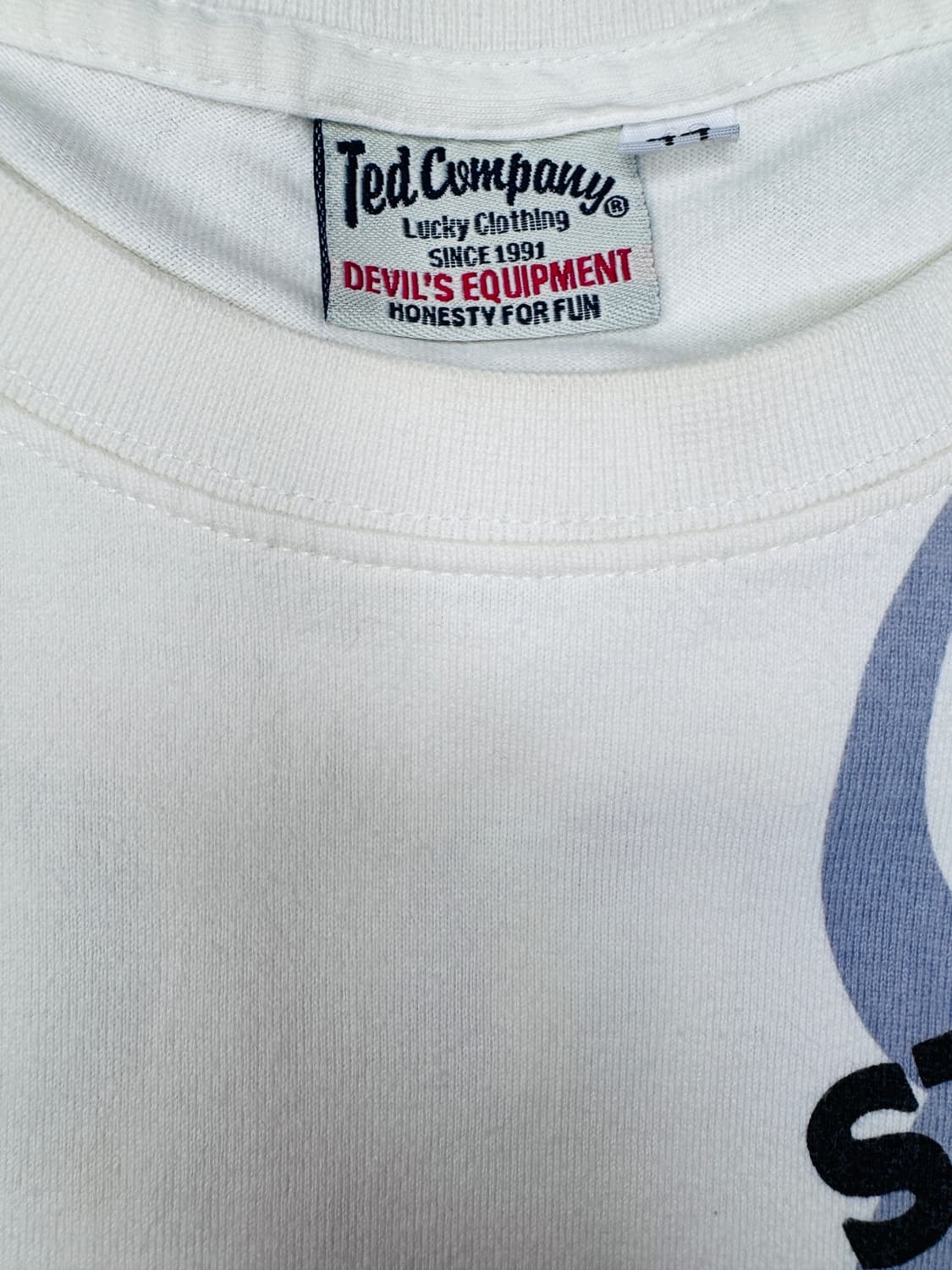빈티지 테드컴퍼니 TED COMPANY 레드데빌 STAND OUT 티셔츠 상품이미지3
