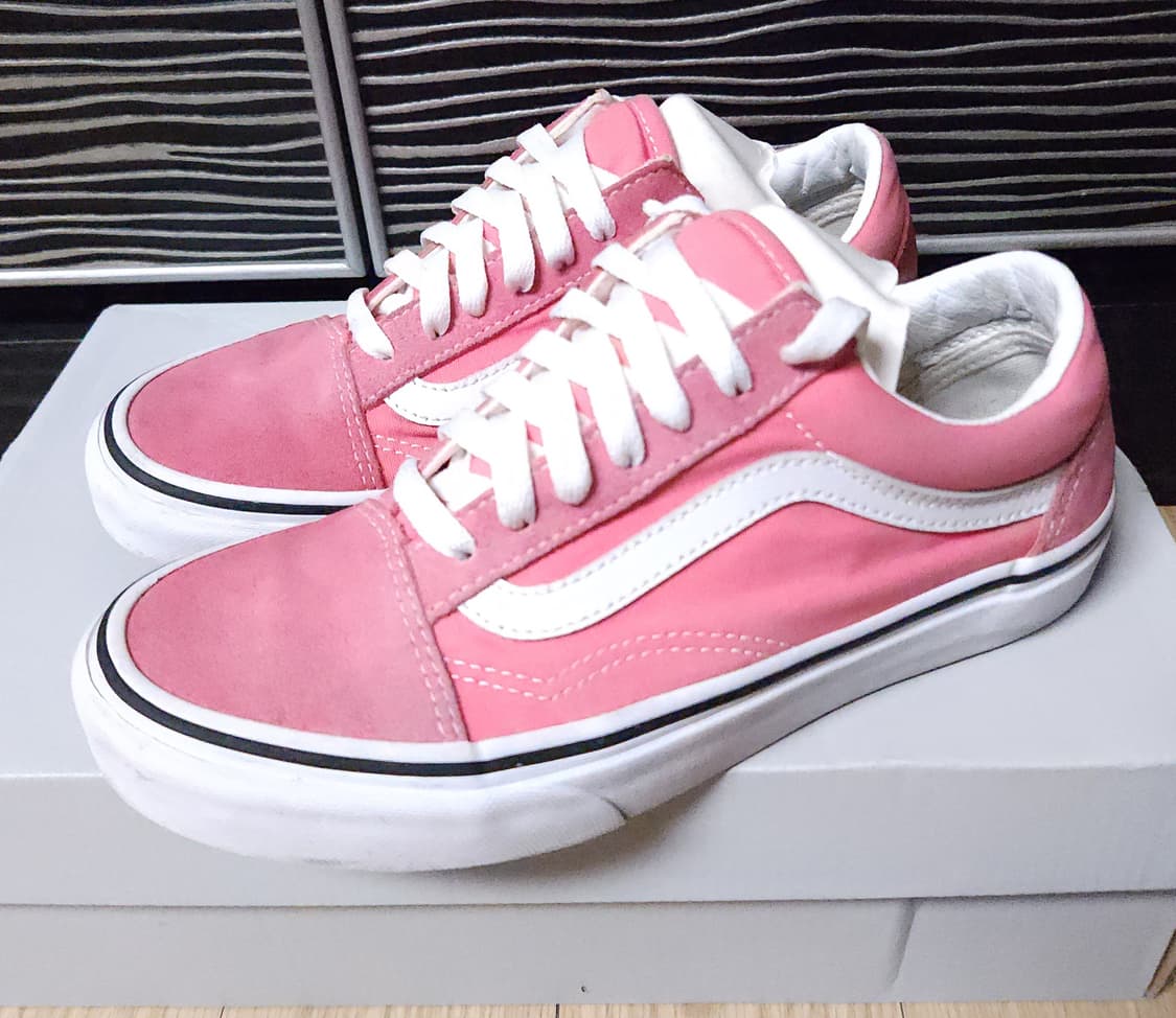VANS 반스 올드스쿨 스트로베리 핑크 : 화이트 230 상품이미지1