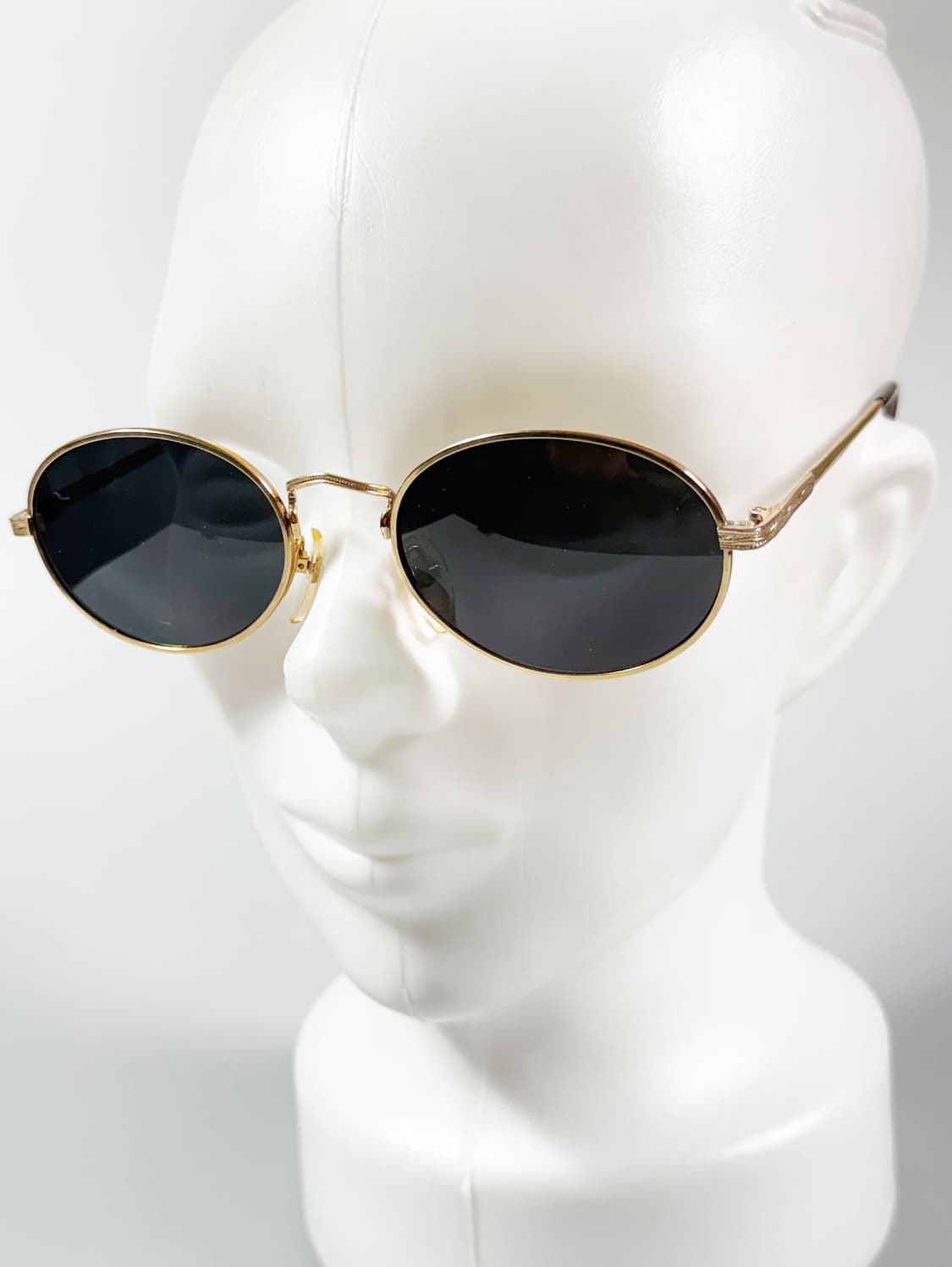 1993s EXPO 수베니어 골드 슬림 오벌 빈티지 선글라스 상품이미지8